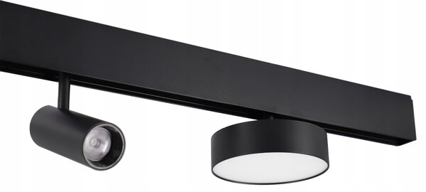 Lištový LED reflektor 18 W, 4000 K, 1620 lm, neutrální bílá, IP20, CRI 90, Ø 11 cm
