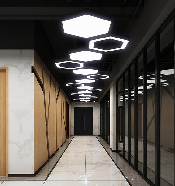 Kancelářské závěsné LED svítidlo 40 cm
