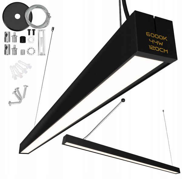 Kancelářské závěsné LED svítidlo 44 W, 120 cm, IP20