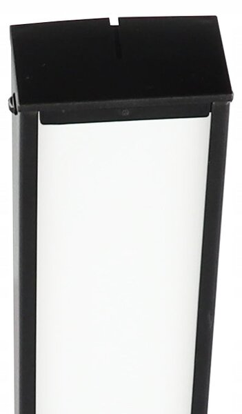 Černé kancelářské závěsné LED svítidlo 60 W, 2 m