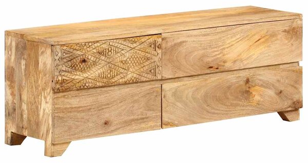 TV stolek masivní mangovníkové dřevo 110 x 30 x 40 cm 246144