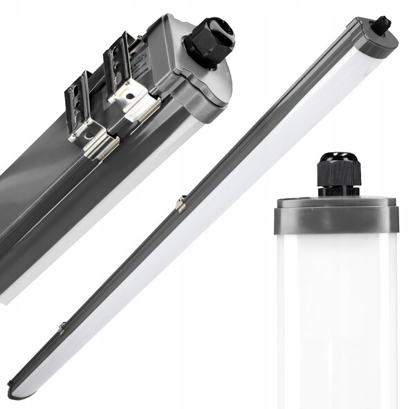 Průmyslové LED svítidlo 80 W, IP65, 6,8 × 4,8 × 120 cm