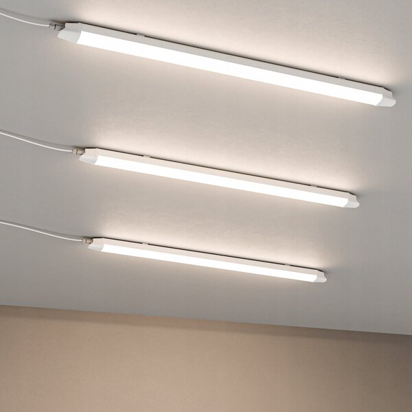 Prachotěsné LED svítidlo 40 W, 6400 lm, 120 cm, neutrální bílá, IP65