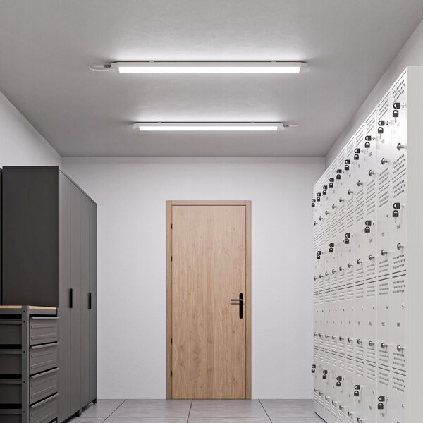 Prachotěsné LED svítidlo 40 W, 6400 lm, 120 cm, studená bílá, IP65