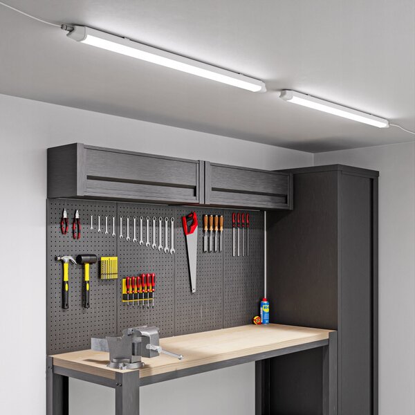 Prachotěsné LED svítidlo 40 W, 6400 lm, 120 cm, studená bílá, IP65
