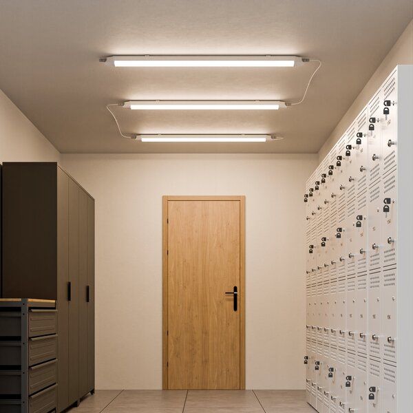 Prachotěsné LED svítidlo 40 W, 6400 lm, 120 cm, neutrální bílá, IP65