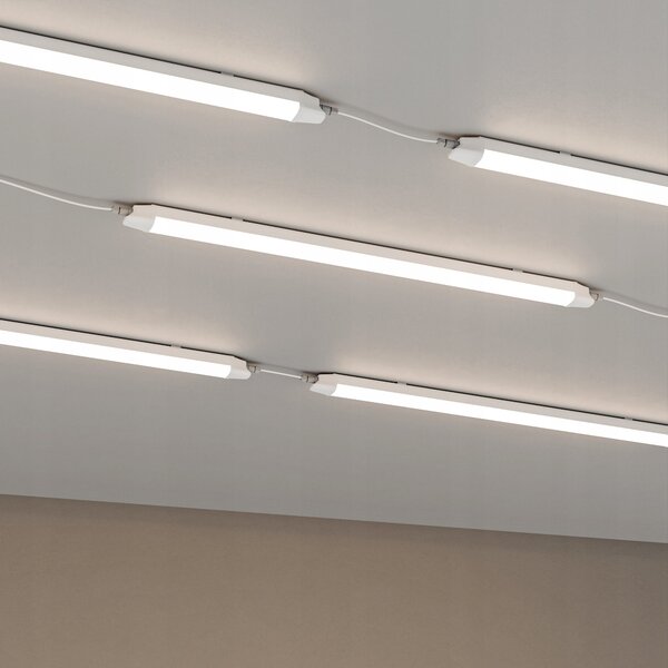 Prachotěsné LED svítidlo 40 W, 6400 lm, 120 cm, neutrální bílá, IP65