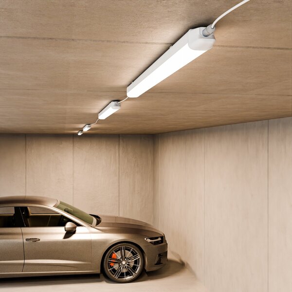 Prachotěsné LED svítidlo 40 W, 6400 lm, 120 cm, neutrální bílá, IP65