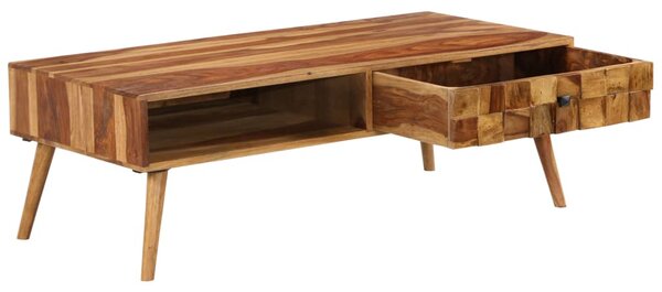 Konferenční stolek z masivní akácie 110x50x37 cm medový 246201