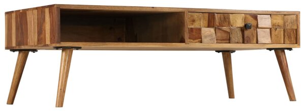 Konferenční stolek z masivní akácie 110x50x37 cm medový 246201