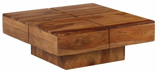 Konferenční stolek 80 x 80 x 30 cm masivní akáciové dřevo 246250
