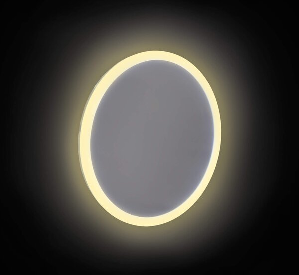 Deante Round příslušenství, kosmetické LED zrcátko 220x220 mm, zvětšení (3x), ADR_0821