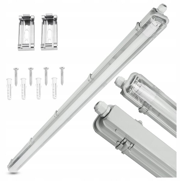 Prachotěsné LED svítidlo 20 W, 120 cm, neutrální bílá, IP65
