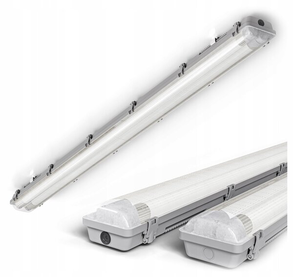 Prachotěsné LED svítidlo 120 cm, studená bílá, IP65