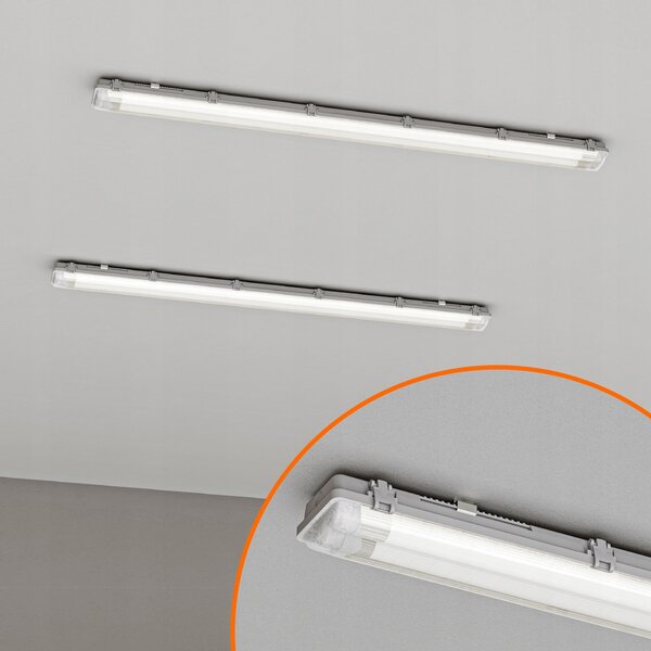 Prachotěsné LED svítidlo 120 cm, studená bílá, IP65