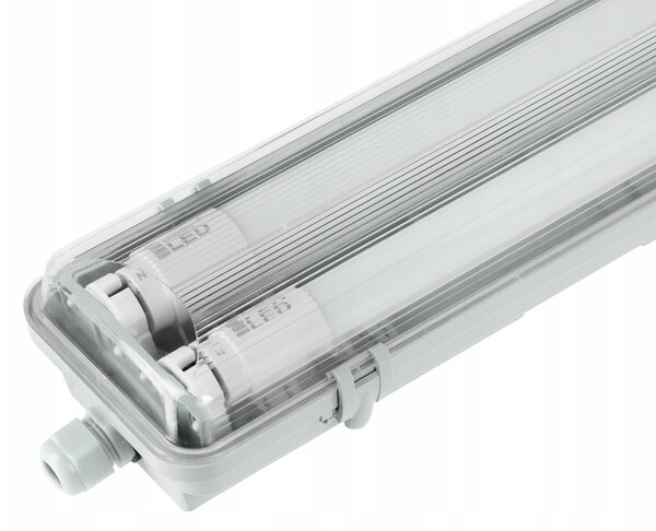 Prachotěsné LED svítidlo 20 W, 60 cm, studená bílá, IP65