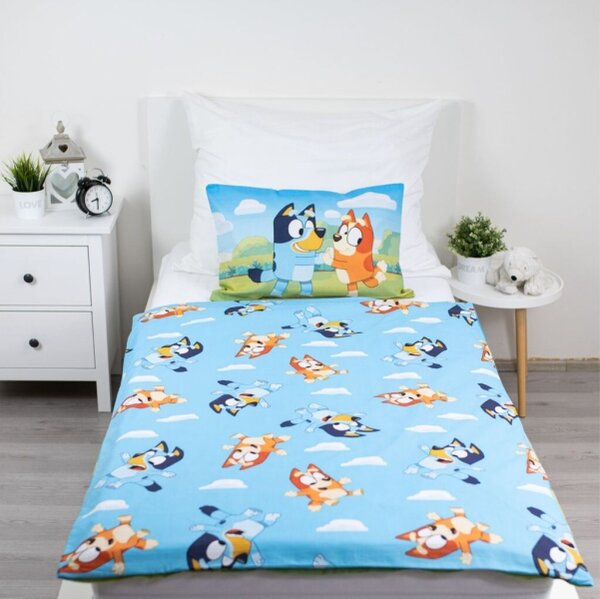 Jerry Fabrics Povlečení do postýlky Bluey 004 baby 100x135, 40x60 cm