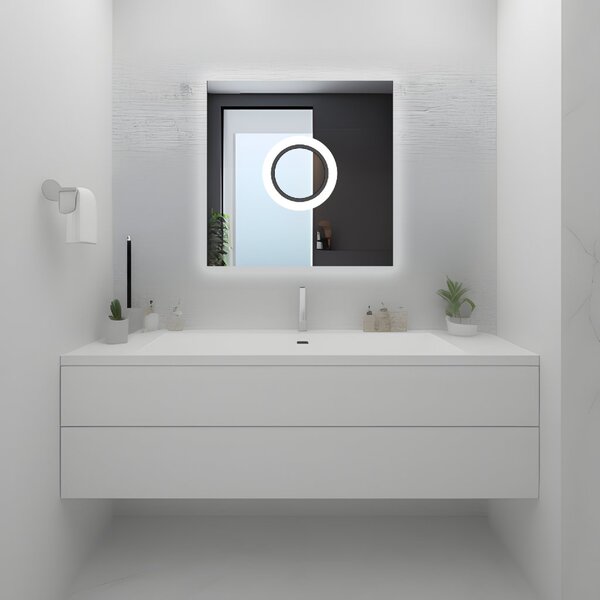 Tutumi Zrcadlo 60x60 s LED osvětlením HOM-01513