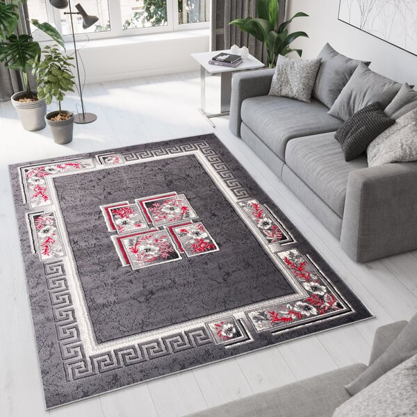 Makro Abra Kusový koberec CHEAP 4489A tmavě šedý Rozměr: 80x150 cm