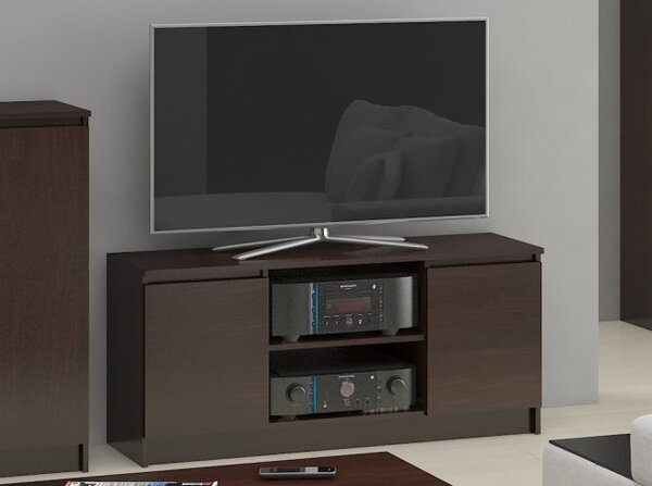 Stolek pod TV RTV 120 2D 1P wenge