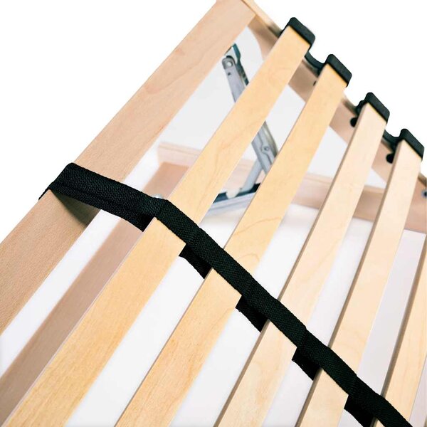 Lamelový rošt postele s 28 lamelami 7 zón 70 x 200 cm 246449