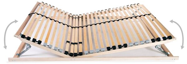 Lamelový rošt postele s 28 lamelami 7 zón 100 x 200 cm 246458