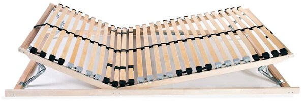 Lamelový rošt postele s 28 lamelami 7 zón 70 x 200 cm 246455