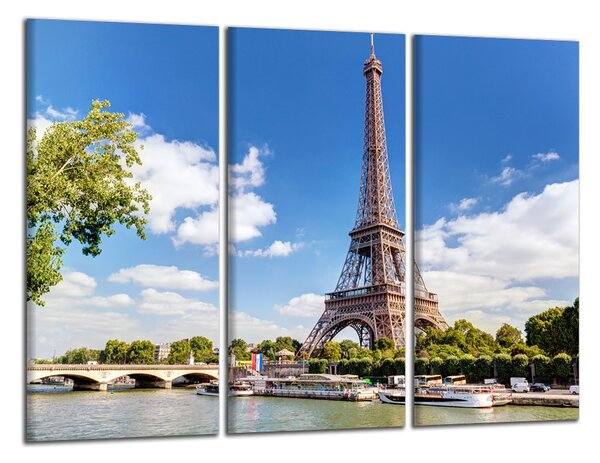 Obraz do bytu Eiffelovka a řeka