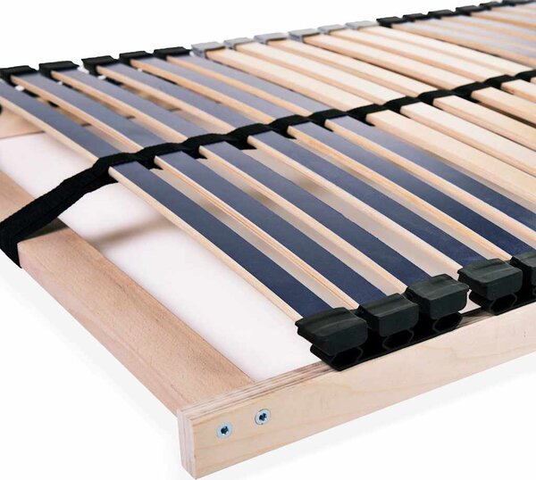 Lamelové rošty do postele 2 ks 42 lamel 7 zón 90 x 200 cm 3051435