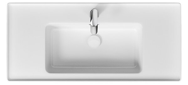 Cersanit Crea, závěsná skříňka s umyvadlem 100cm, set B117, dub, S801-290