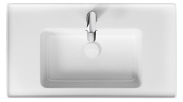 Cersanit Crea, závěsná skříňka s umyvadlem 80cm, set B115, dub, S801-289