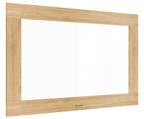 Magnetická tabule PREMIUM 90x60 cm v rámu v barvě dubu, MP96OAK