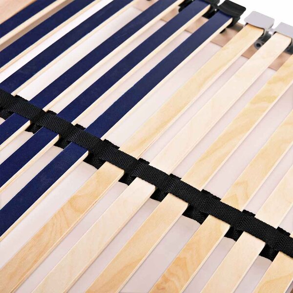 Lamelové rošty do postele 2 ks 42 lamel 7 zón 90 x 200 cm 3051435