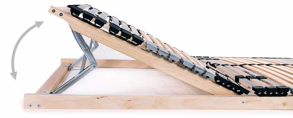 Lamelový rošt postele se 42 lamelami 7 zón 80 x 200 cm 246468