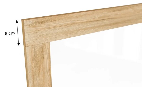 Magnetická tabule PREMIUM 120x90 cm v rámu v barvě dubu, MP129OAK
