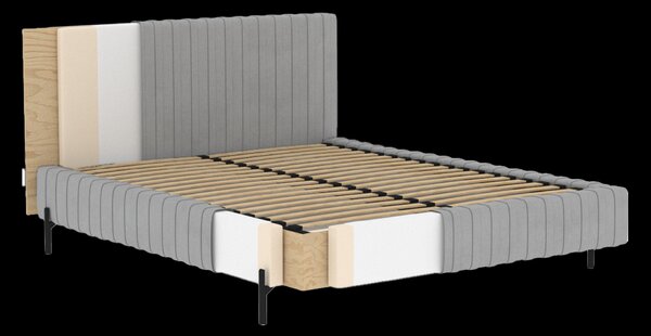 Eltap Čalouněná postel Plissa s úložným prostorem Materiál a barva potahu: Relax 38 - tmavě zelená, Rozměr: 140x200