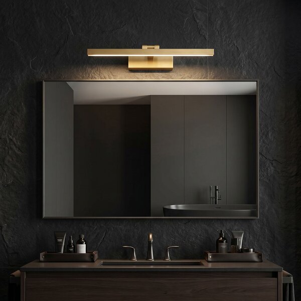 Toolight APP1864-1W, koupelnová LED svítilna, 600 mm, broušená ocel, OSW-66020