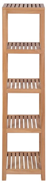 Úložná skříňka do koupelny se 4 policemi teak 42 x 42 x 165 cm 246500