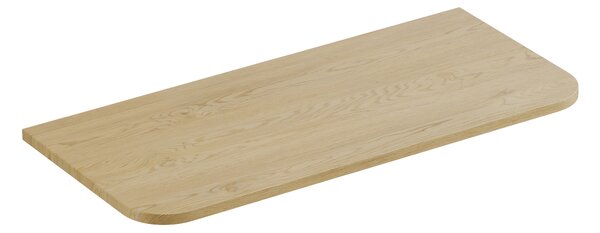 Comad Nábytková horní deska Ovalia Cremona 100 cm, dub cremona