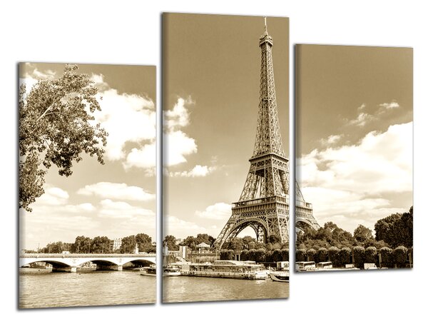 Obraz na zeď Eiffelovka a přístav