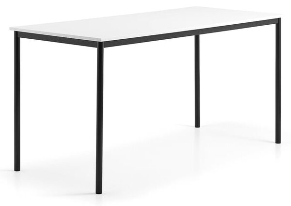 AJ Produkty Stůl BORÅS, 1800x800x900 mm, antracitově šedé nohy, whiteboard deska