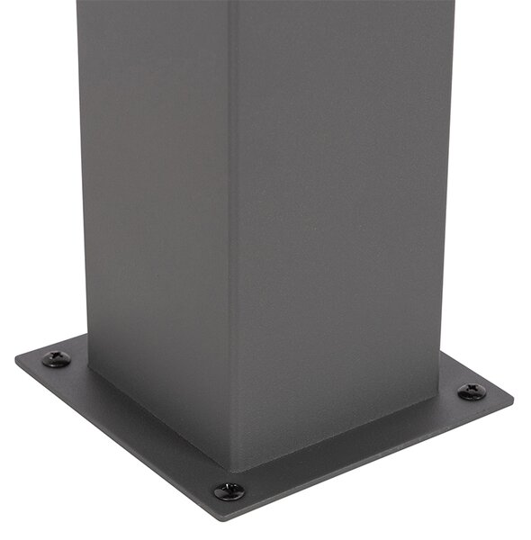 Chytrá stojací venkovní lampa antracitová 50 cm vč. Wifi P45 - Dánsko