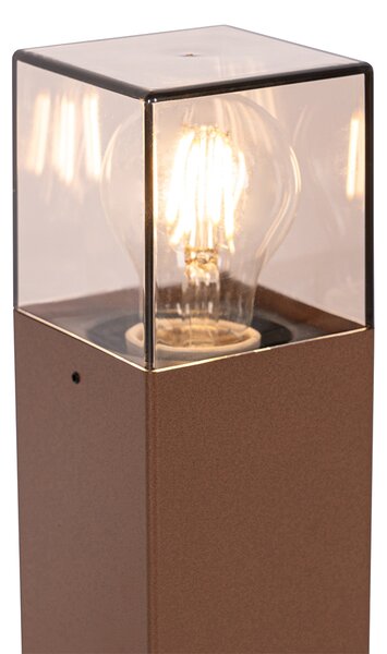 Industriální venkovní stojací lampa rezavě hnědá 30 cm IP44 - Dánsko