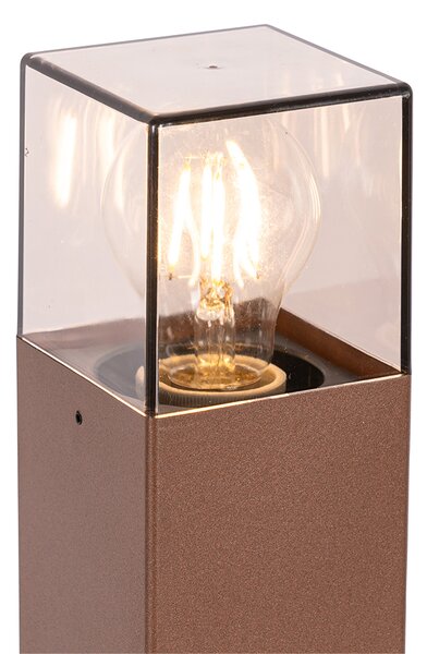 Průmyslová venkovní stojací lampa rezavě hnědá 70 cm IP44 - Dánsko