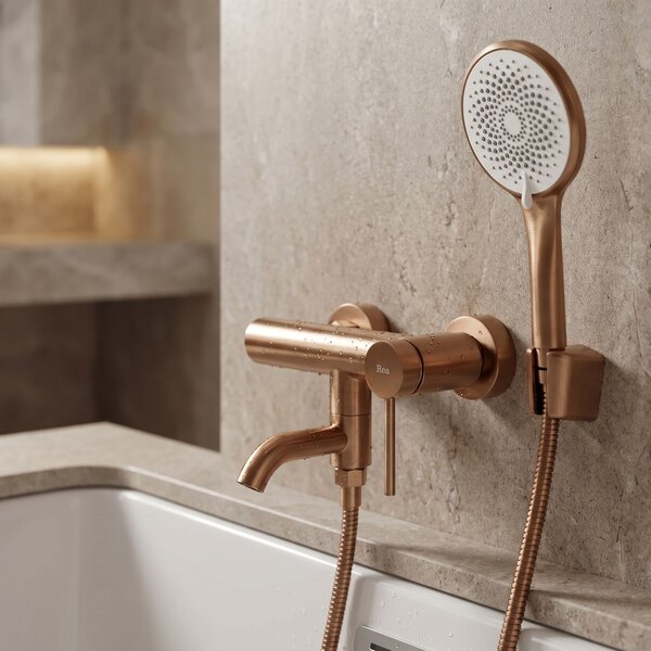 Vanová baterie Rea Clif Brushed Copper