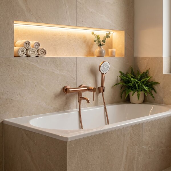 Vanová baterie Rea Clif Brushed Copper