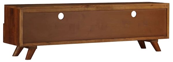 TV stolek 140 x 30 x 40 cm masivní recyklované dřevo 246675