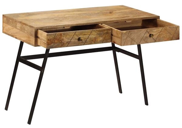 Psací stůl se zásuvkami 110 x 50 x 76 cm masivní mangovník 246718