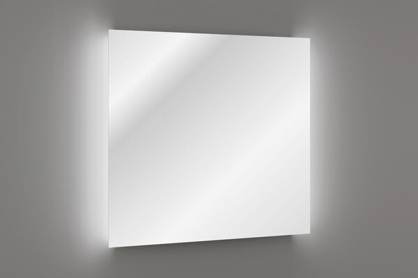 Comad Závěsné zrcadlo s LED osvětlením Aura LED 80x80 cm