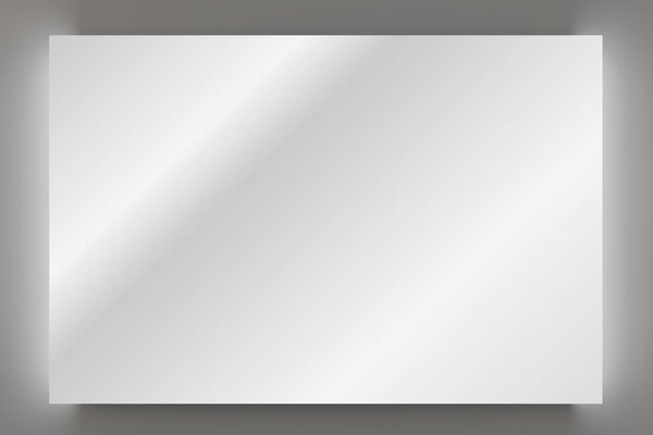 Comad Závěsné zrcadlo s LED osvětlením Aura LED 120x80 cm